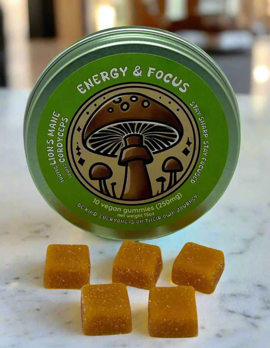 Shroom House Energy and Focus Gummies
